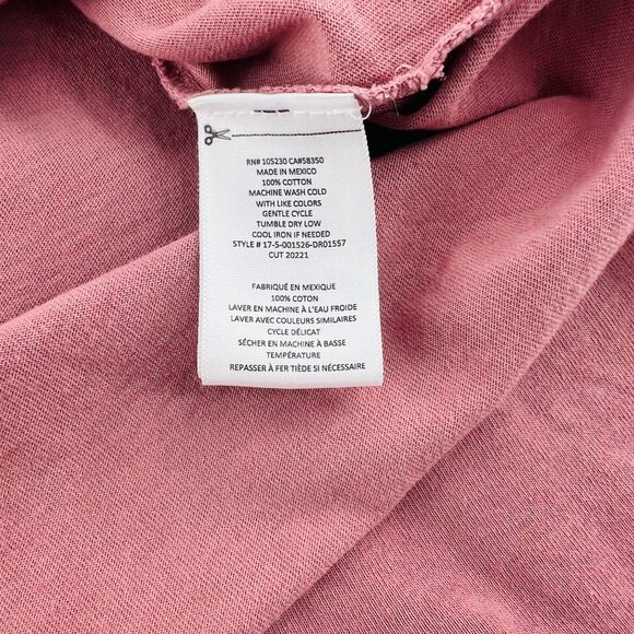 Current Elliot size 1 Small Dress Small Shirt Dress Pink Mauve Ruffled Sleeves - Picture 5 of 5